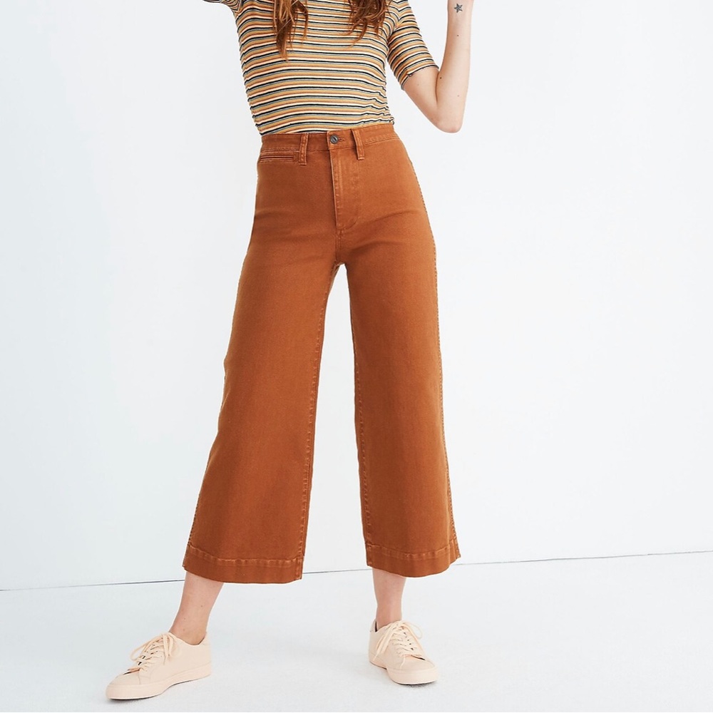 Madewell Rust Ankle Pants